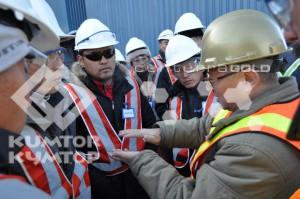 a group of Jety-Oguz and Balykchi residents, Issyk-Kul province, visited the Kumtor mine site.