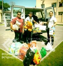 Orphans of Jeti-Oguz district received gifts from Kyrgyz-Investment and Credit Bank and Kumtor Operating Company