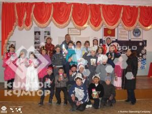 Kumtor Sends New Year Greetings to Issyk-Kul Children