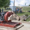 Установлена насосная станция мощностью в 250 кВт и трансформатор в 430 кВт.